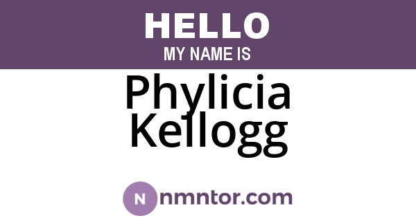 Phylicia Kellogg