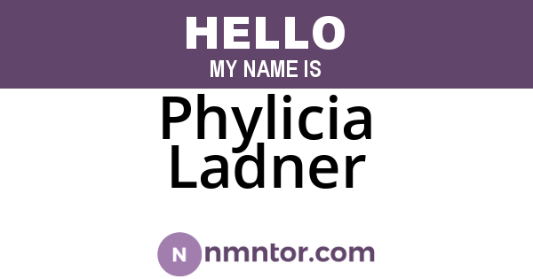 Phylicia Ladner