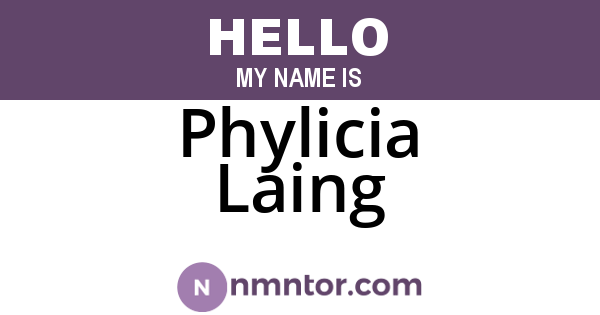 Phylicia Laing