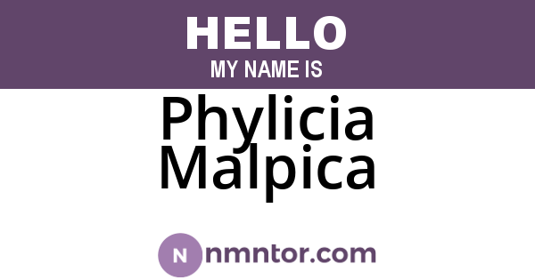 Phylicia Malpica