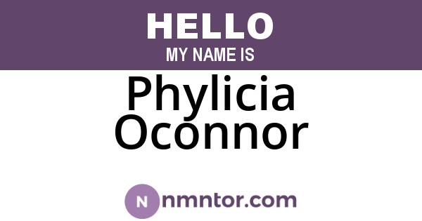 Phylicia Oconnor