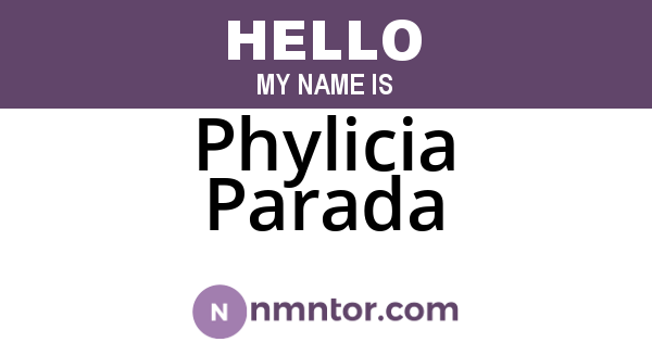 Phylicia Parada
