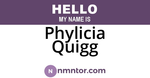 Phylicia Quigg