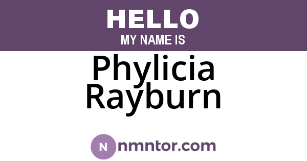 Phylicia Rayburn