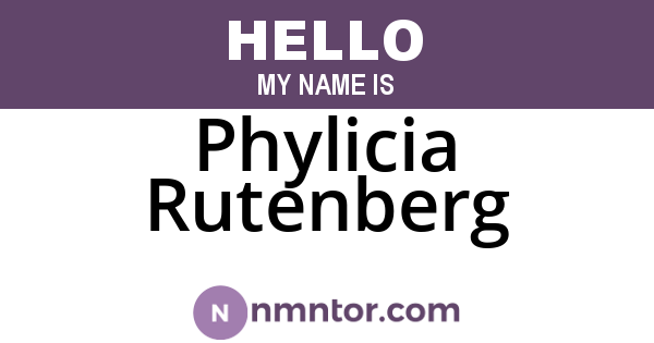 Phylicia Rutenberg