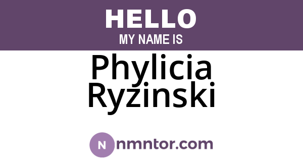 Phylicia Ryzinski