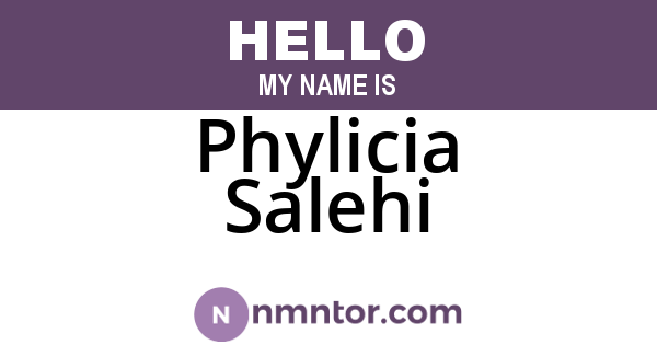 Phylicia Salehi