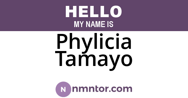 Phylicia Tamayo