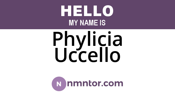 Phylicia Uccello