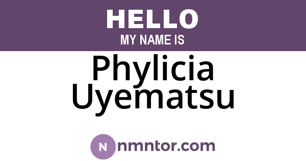 Phylicia Uyematsu