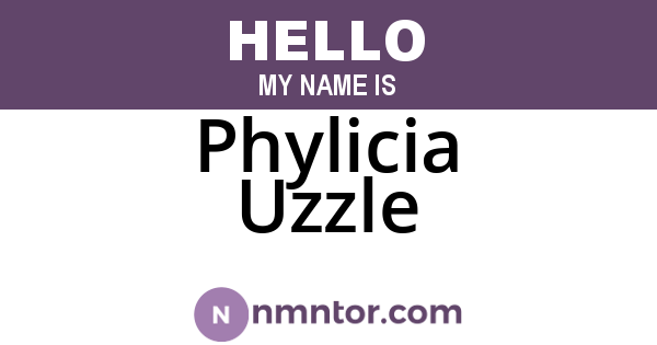 Phylicia Uzzle