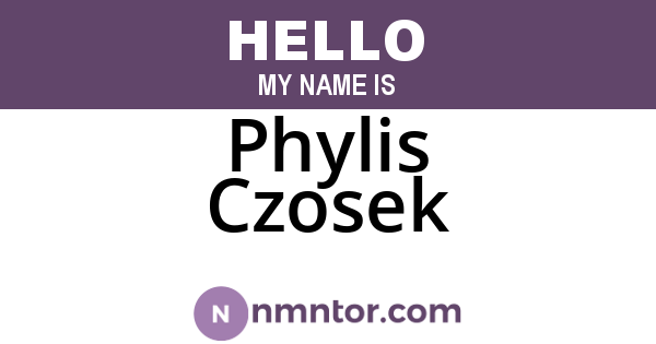 Phylis Czosek