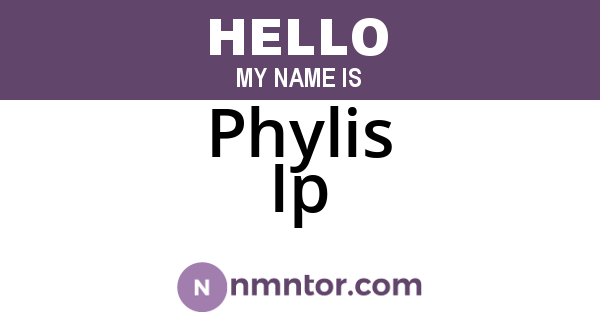 Phylis Ip