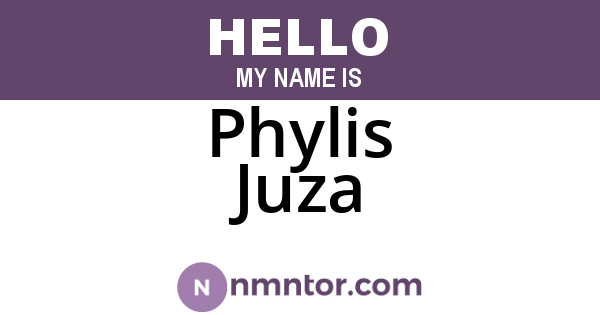Phylis Juza