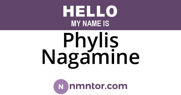 Phylis Nagamine