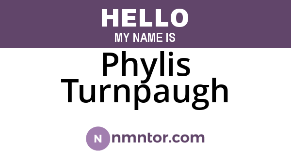 Phylis Turnpaugh