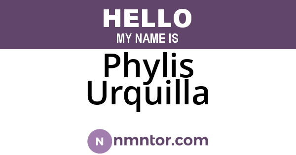 Phylis Urquilla