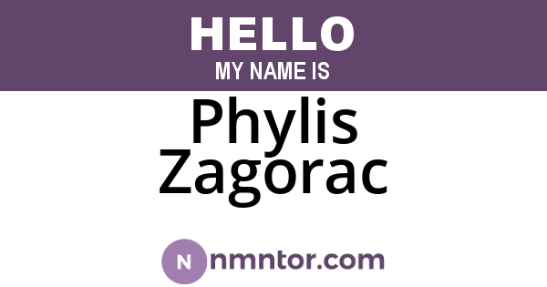 Phylis Zagorac