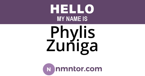 Phylis Zuniga