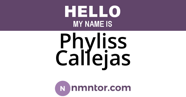 Phyliss Callejas