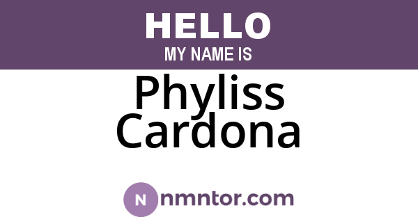 Phyliss Cardona