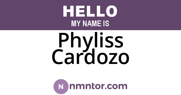 Phyliss Cardozo
