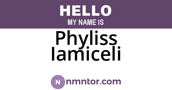 Phyliss Iamiceli