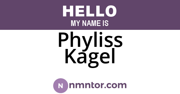 Phyliss Kagel