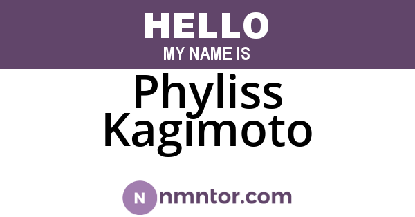 Phyliss Kagimoto