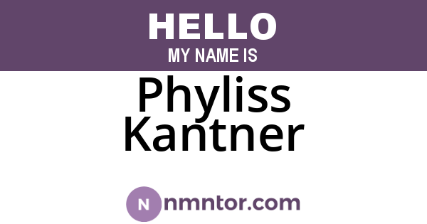 Phyliss Kantner