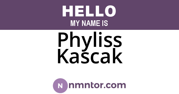 Phyliss Kascak