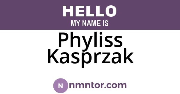 Phyliss Kasprzak