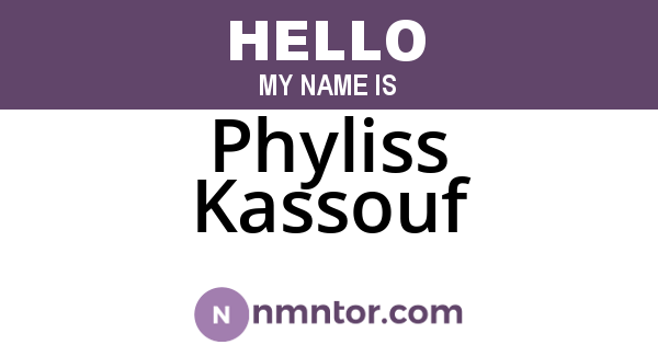 Phyliss Kassouf