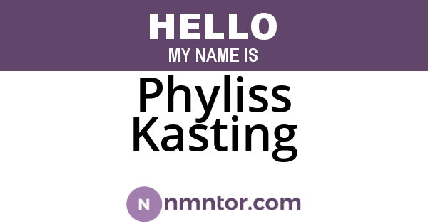 Phyliss Kasting