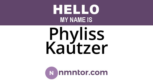 Phyliss Kautzer