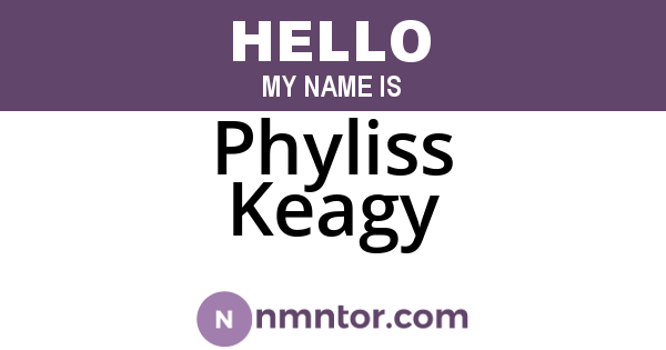 Phyliss Keagy