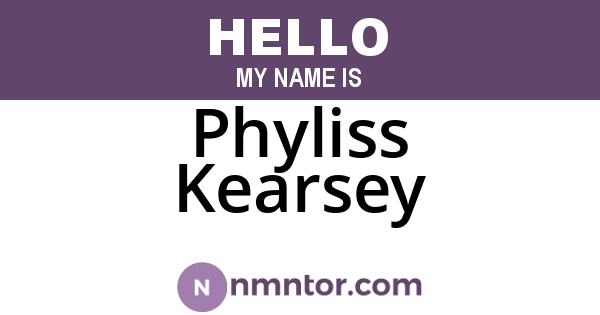 Phyliss Kearsey