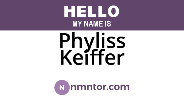 Phyliss Keiffer