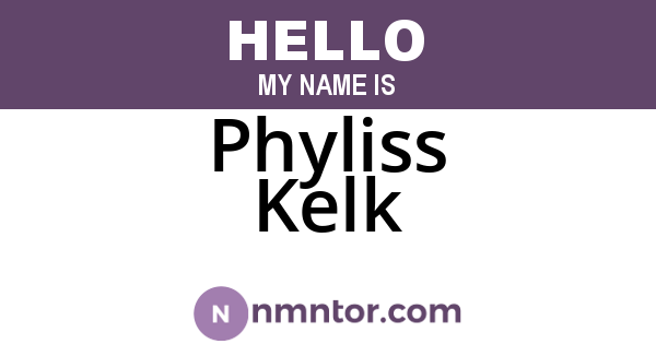 Phyliss Kelk