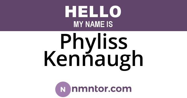 Phyliss Kennaugh