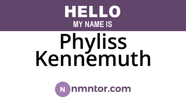 Phyliss Kennemuth