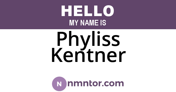Phyliss Kentner