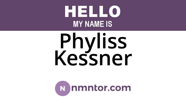 Phyliss Kessner
