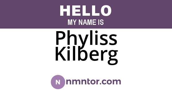 Phyliss Kilberg