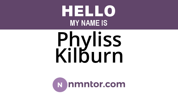 Phyliss Kilburn