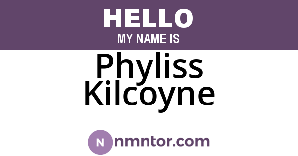 Phyliss Kilcoyne