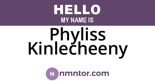 Phyliss Kinlecheeny