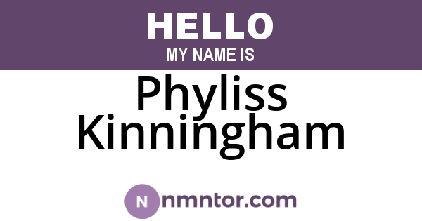 Phyliss Kinningham