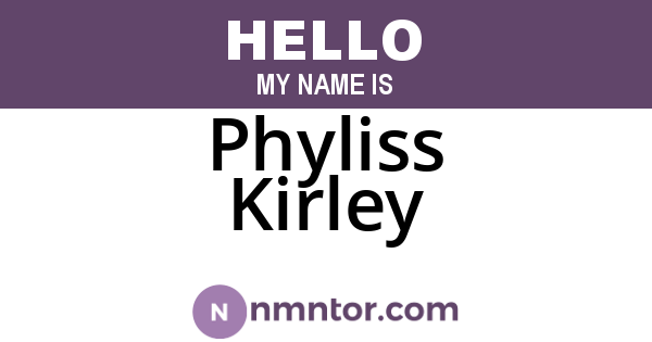 Phyliss Kirley