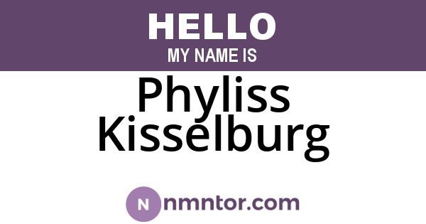 Phyliss Kisselburg